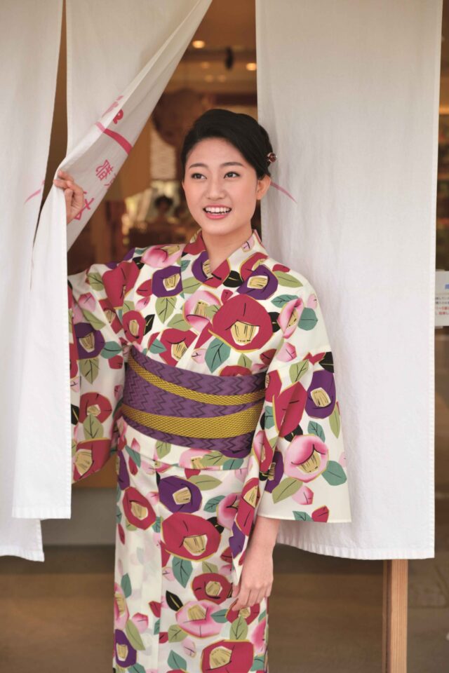おしゃれな浴衣、夏祭り