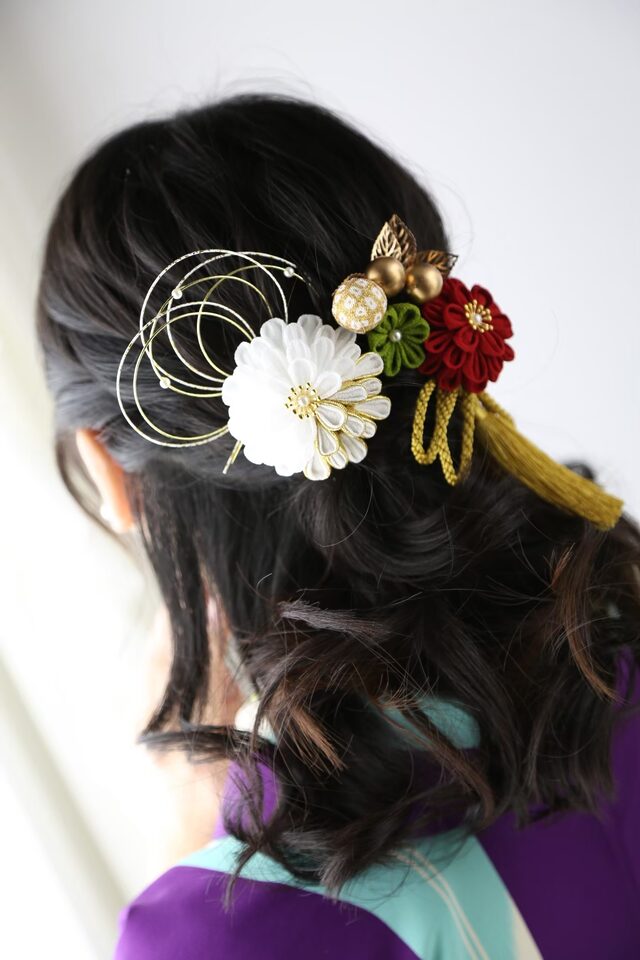 小学生袴レンタルヘアセットアレンジ