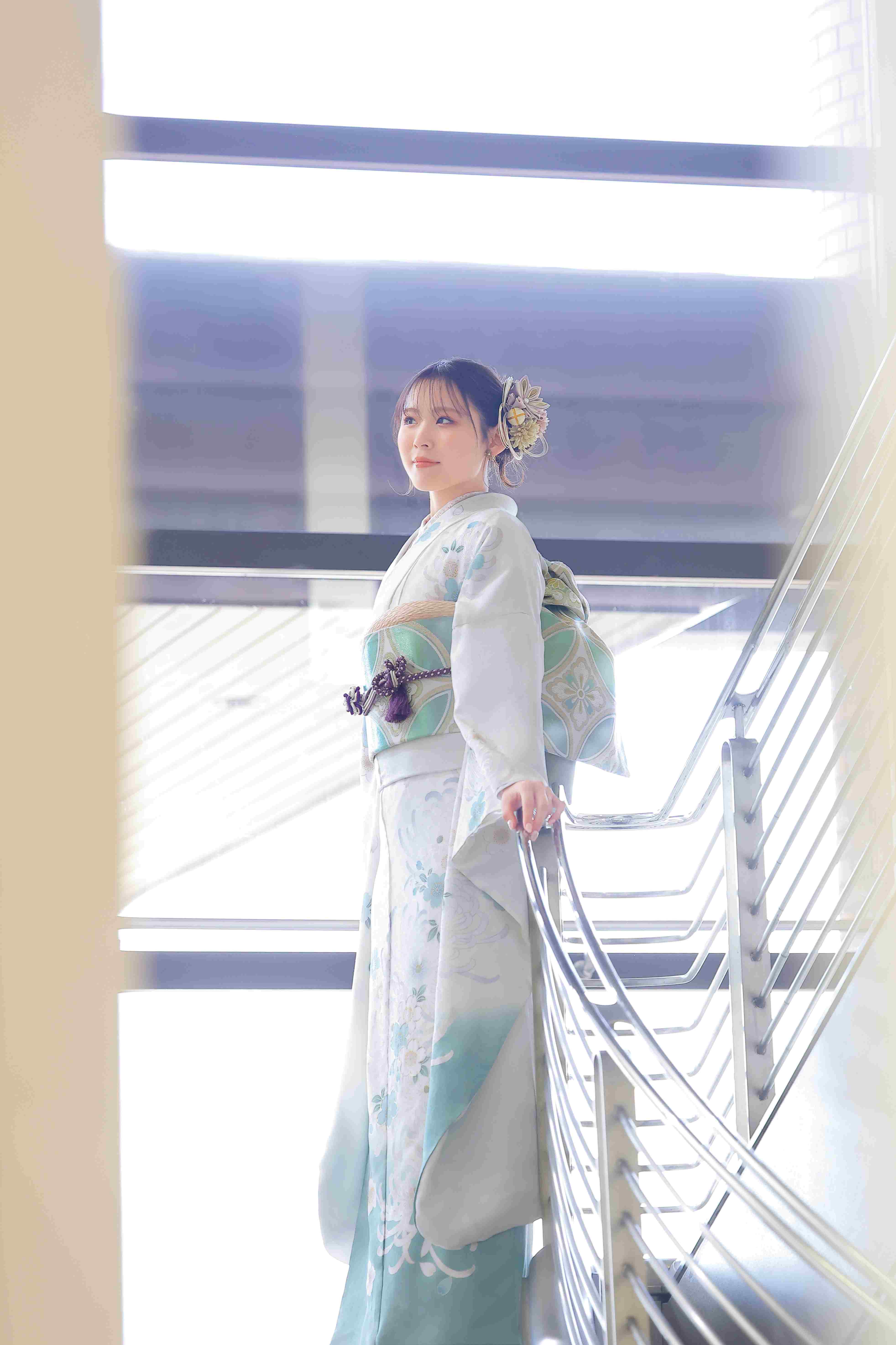 苫小牧振袖レンタル、全身写真