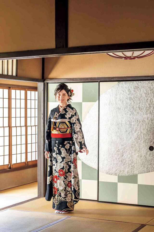 2027年成人人気のくすみカラー振袖レンタル、苫小牧振袖