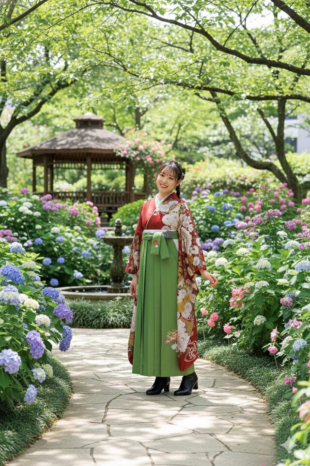 卒業袴レンタル、小学生袴レンタル、東高袴レンタル、高校生袴レンタルの写真